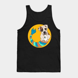 Peetie the Pitbull Mermutt Tank Top